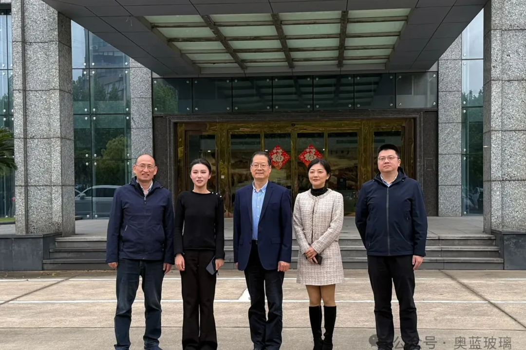 南通市科促会一行赴奥蓝玻璃调研
